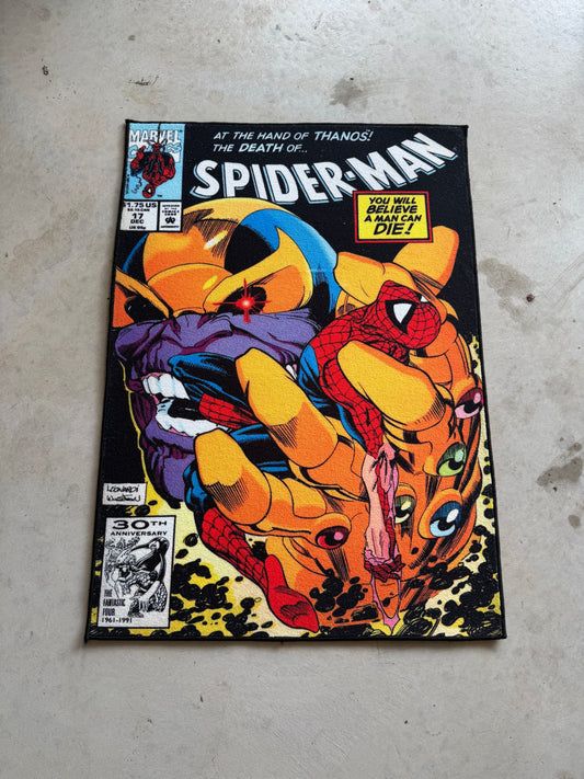 THANOS KILLS SPIDER-MAN RUG