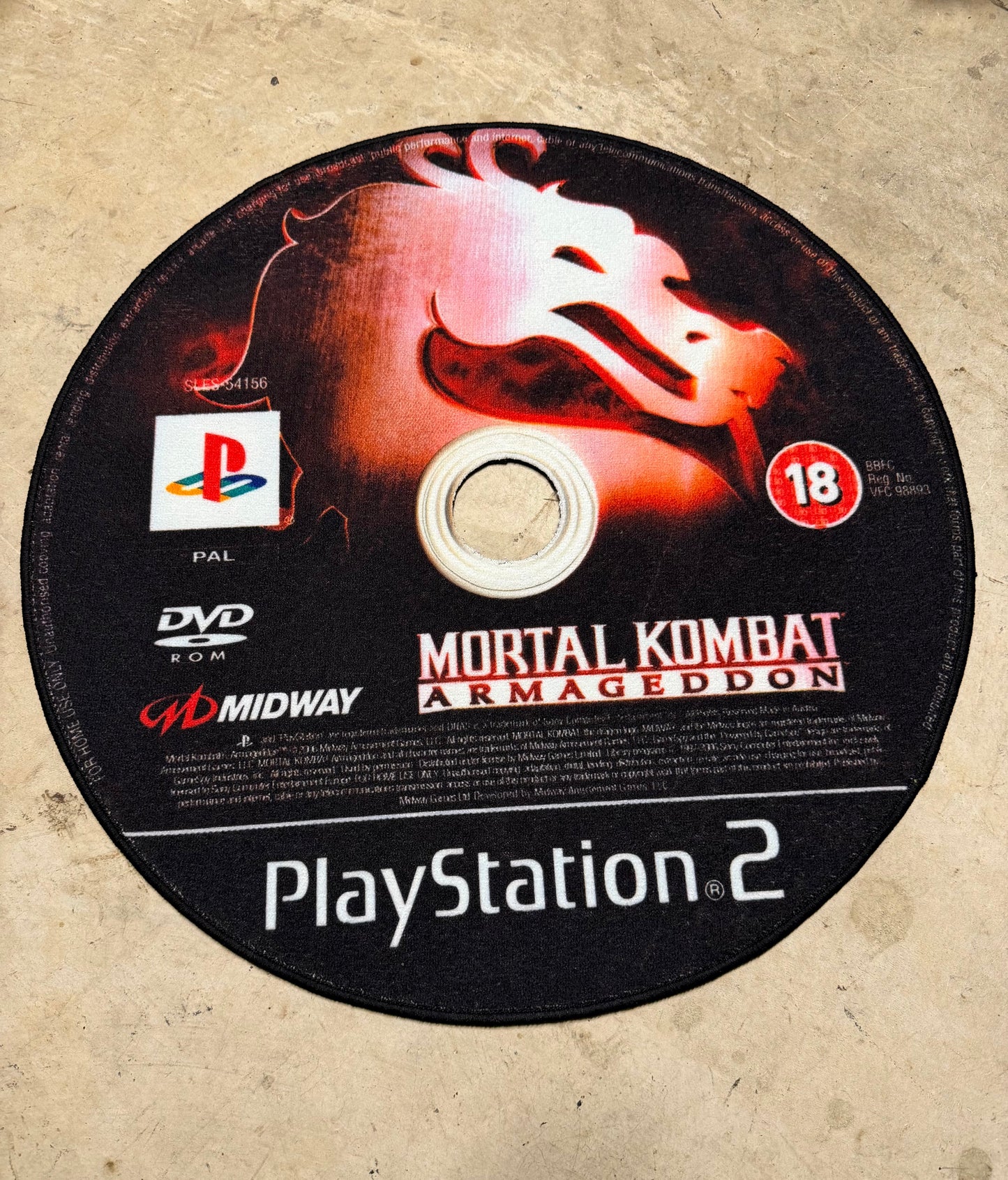 MORTAL KOMBAT RUG