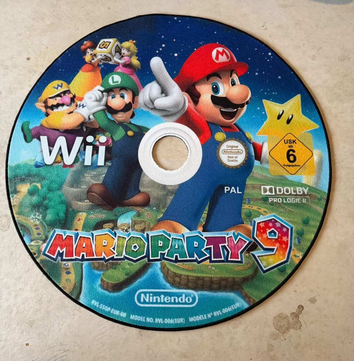 MARIO PARTY 9 RUG